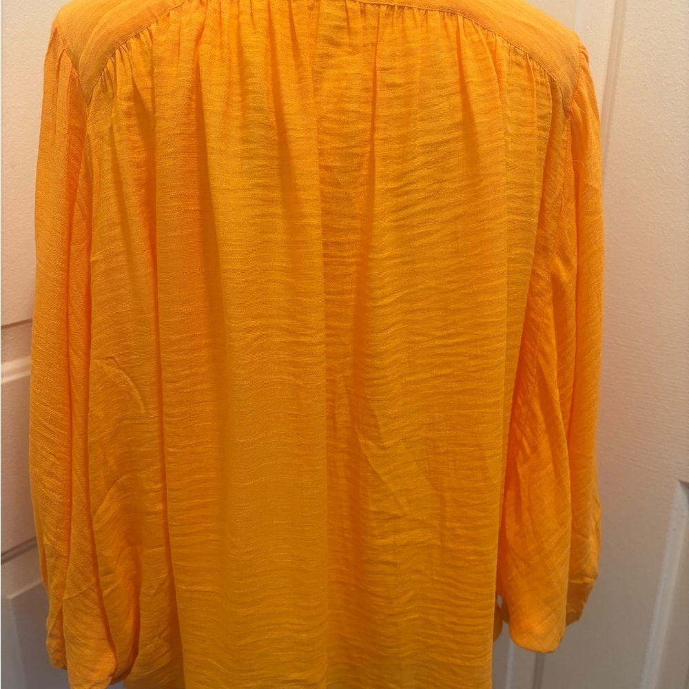 MAEVE. Women's Orange Blouse. SIZE S. ANTHROPOLOGIE - Picture 9 of 9